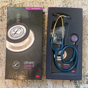 Classic III Stethoscope - Teal and Gold